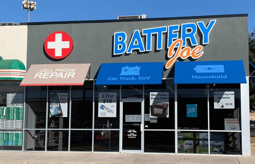 Battery Joe Location: Midland - West Loop 250 North