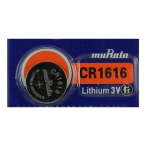 Murata CR1616 Battery 3V Lithium Coin Cell DL1616 ECR1616 (Replaces Sony CR1616) - 1 Pack - Japanese Made High Capacity 60mAh
