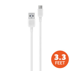Samsung 3.3ft USB-C to USB-A Charging and Data Transfer Cable - White (EP-DN930CWE)