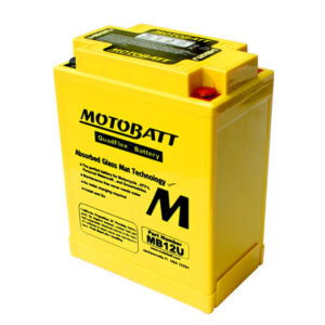 MotoBatt 12V AGM Powersport Battery, 160cca (MB12U)