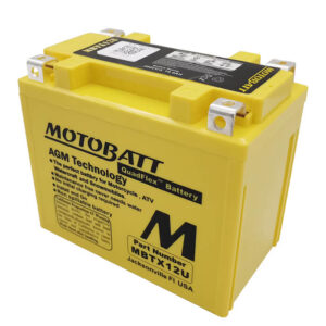 MotoBatt 12V AGM Powersport Battery (MBTX12U)
