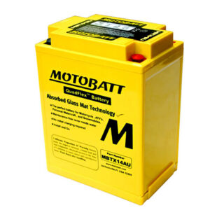 MotoBatt 12V AGM Powersport Battery (MBTX14AU)