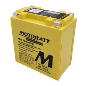 MotoBatt 12V AGM Powersport Battery (MBTX16U)