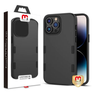 MyBat Pro TUFF Subs Series Hybrid Case for iPhone 14 Pro - Black (RIP14PCSF2TS001)