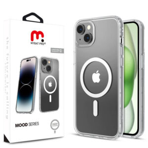 MyBat Pro Mood Series MagSafe Case for iPhone 15 Plus / 14 Plus - Transparent Clear (RIP15MCSFSST001)