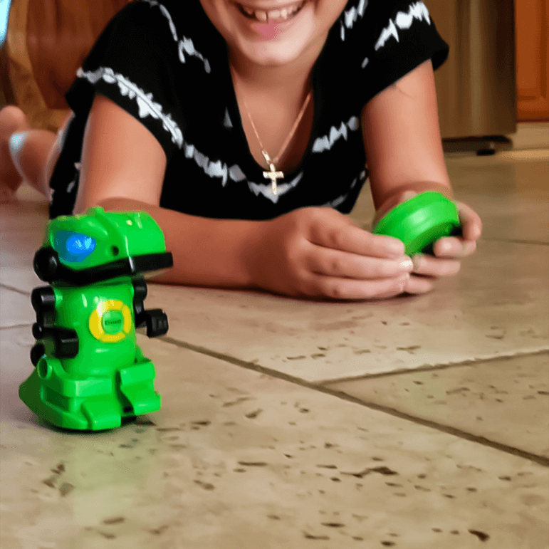 Flipo Infrared Controlled RC Mini Robot In A Can (TOY-RC-DINO) - Image 3