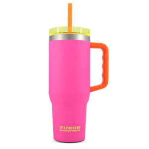 Yukon Outfitters 40oz Fit Forty Tumbler - Crystal Beach - Pink (YH40CB8)