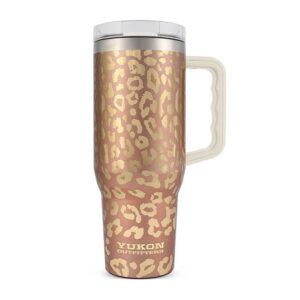 Yukon Outfitters 40oz Fit Forty Tumbler - Gold Leopard (YH40GDL)