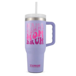 Yukon Outfitters 40oz Fit Forty Tumbler - Mama Bruh - Purple (YH40M3B)