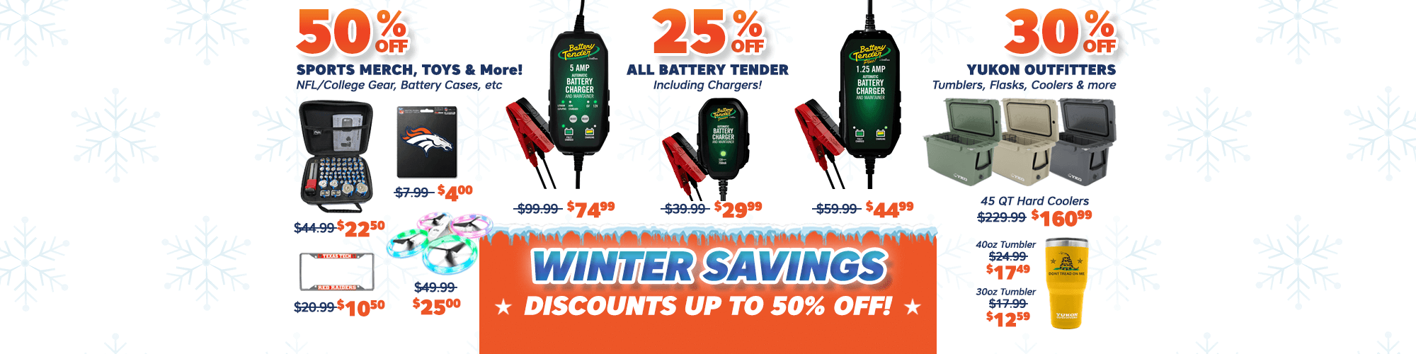 Battery Joe Winter Savings, January 2026 Discounts