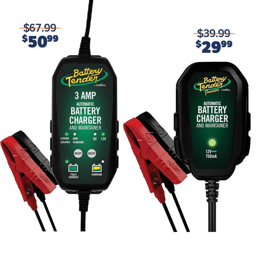 Battery Tender special discounts at Battery Joe