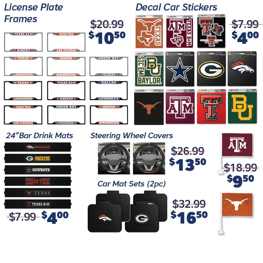 Sports Merchandise special discounts at Battery Joe