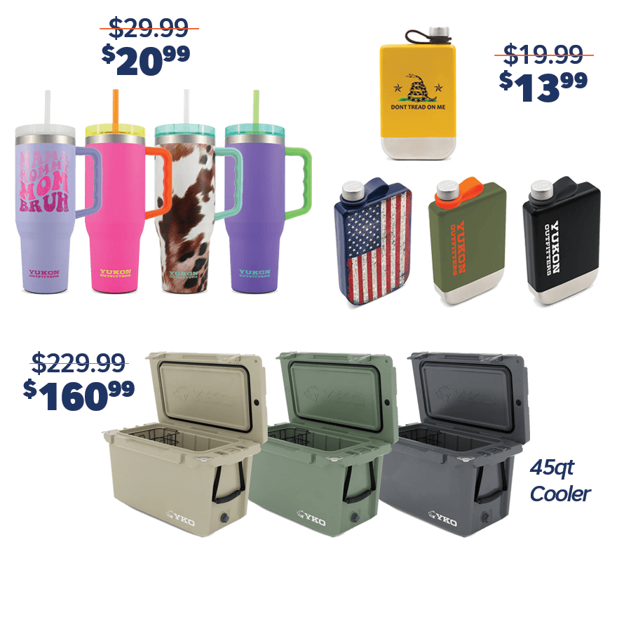 Yukon Outfitters special discounts at Battery Joe