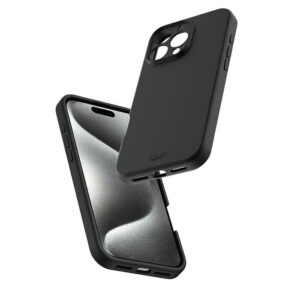 Avana Velvet Ash MagSafe Case iPhone 16 Pro Max - 10ft Drop Soft-Touch Velvet - Black (AP6U-AVSIK-BLCK)