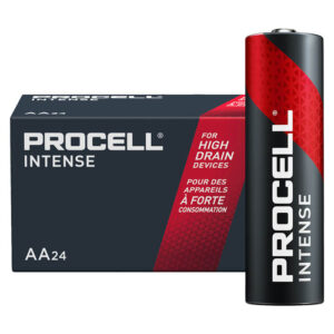Duracell Procell Intense AA Batteries, Alkaline PX1500 24-Pack Box (PCIAA24)