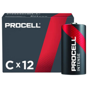 Duracell Procell Intense C Alkaline Batteries 1.5V DC PX1400, 12-Pack (PCIC12)