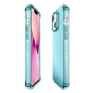 Itskins Spectrum R Clear Case for Apple iPhone 13 mini - Light Blue (AP2N-SPECM-LBLU)