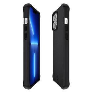 Itskins Hybrid R Ballistic Nylon Case for Apple iPhone 13 Pro - Black (AP2X-HYBFS-BLCK)