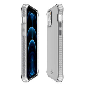 Itskins Hybrid R Clear Case for Apple iPhone 12 and 12 Pro - Transparent (AP3P-HBMKC-TRSP)