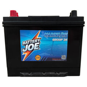 Battery Joe Group 24 Marine Deep Cycle Battery – Heavy Duty, 600CCA, 140RC, 1 Year Warranty (BJ24DC-HD)