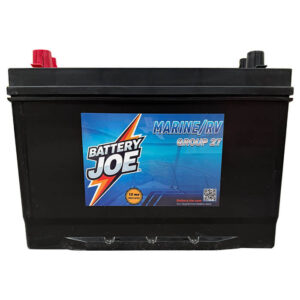 Battery Joe Group 27 Marine Deep Cycle Battery – Heavy Duty, 650CCA, 165RC, 1 Year Warranty (BJ27DC-HD)