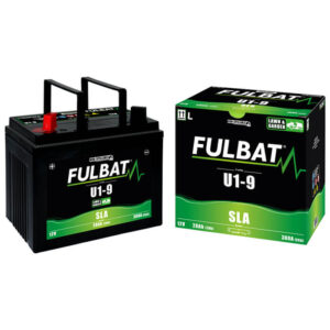 FULBAT U1-300 12V 300 CCA AGM Lawn & Garden Battery - U1, SLA Non-Spillable, Positive Terminal Left (BJU1L-AGM)