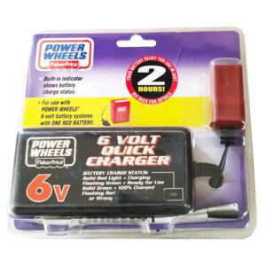 Fisher Price Power Wheels H7456 6V 2.5A Quick Charger with LED Indicator (H7456)