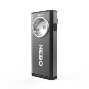 NEBO SLIM 500 Lumen USB Rechargeable Black Pocket Light with Magnetic Base and Dimming (NEB-POC-0001)