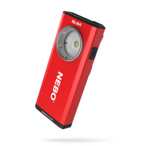 NEBO SLIM 500 Lumen Rechargeable Red Pocket Light with Magnetic Base and Dimming (NEB-POC-0002)