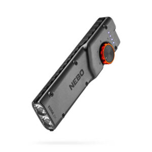NEBO Edge 2K EDC Tactical Flashlight 2000 Lumen Rechargeable with Dynamic Dial and Tactical Tail Switch (NEB-POC-0014)
