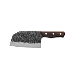 True Utility PrimalForge Chopper Rustic Cutlery - 5Cr15MoV Stainless Steel with Monzo Wood Handle (TRU-FXK-1018)
