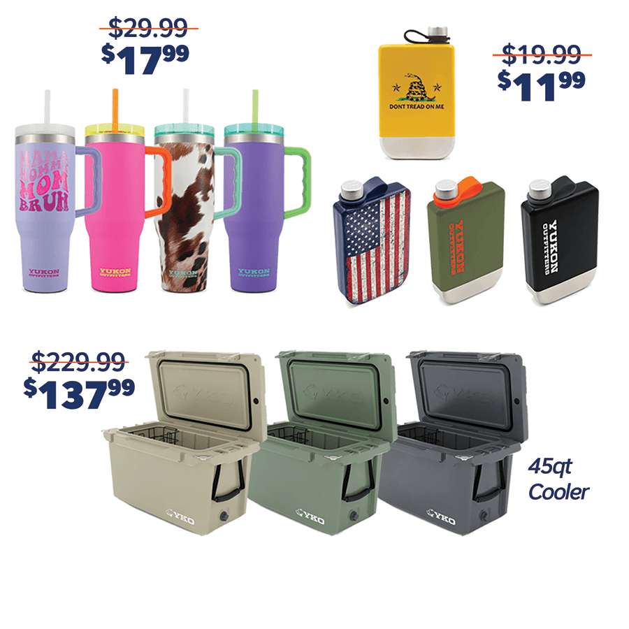 Yukon Outfitters special discounts at Battery Joe