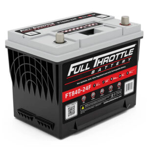 Fullriver Full Throttle Group 24F AGM Battery 75Ah 840 CCA - Automotive Marine RV (FT840-24F)