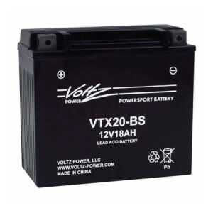 Voltz VTX20-BS AGM Powersport Battery - Group 20 (VTX20-BS)